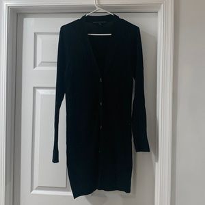 WHBM Ribbed button-up cardigan